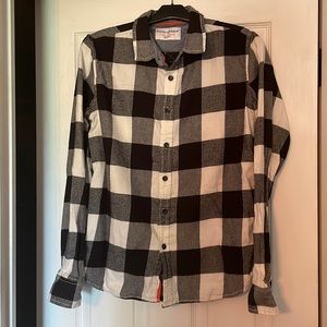 Hudson & Barrow Buffalo Plaid Flannel Shirt